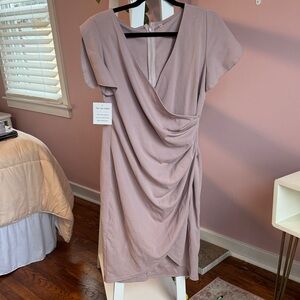 Amazon Asymmetrical Mauve Dress